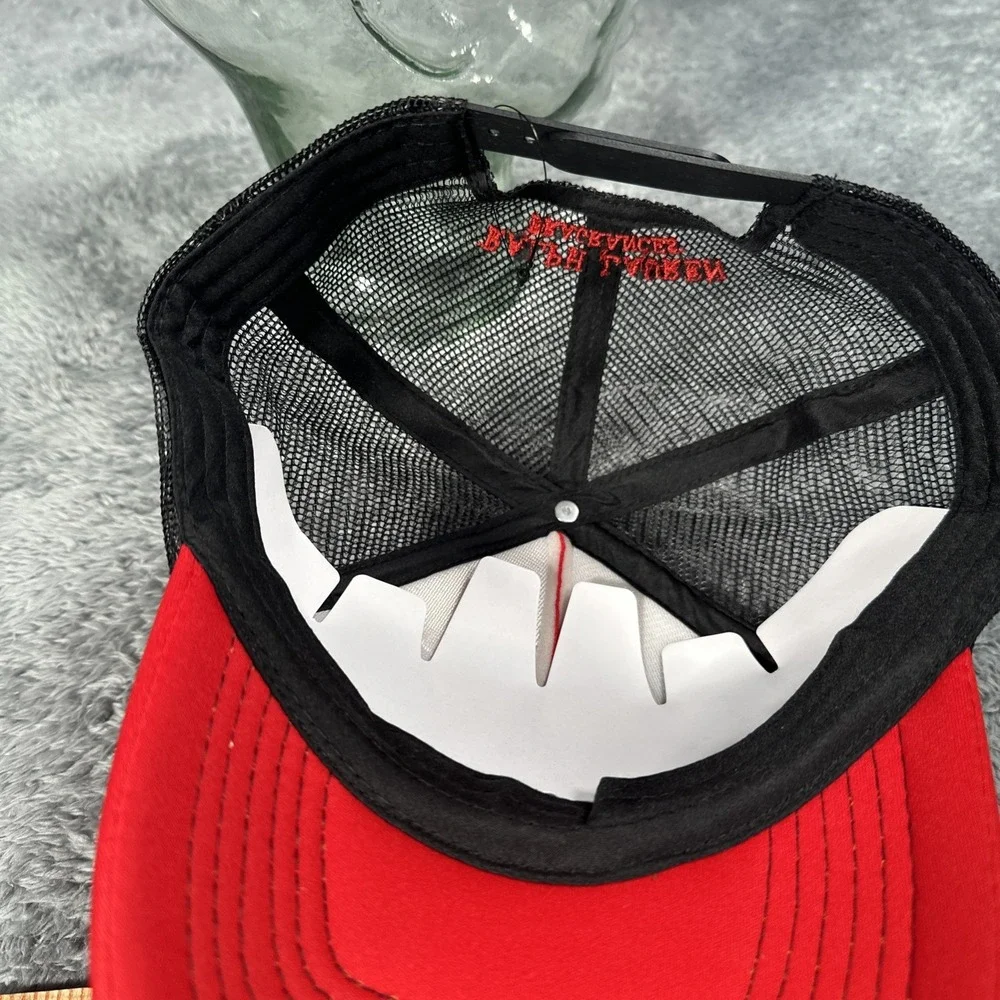 Polo Ralph Lauren Hat Cap Snap Back Men's Red Racing Team Mesh Trucker NWOT